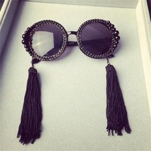 Load image into Gallery viewer, Round Baroque Tassel Sunglasses
