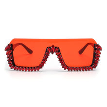 Load image into Gallery viewer, Oversized Faux Diamond Sunglasses
